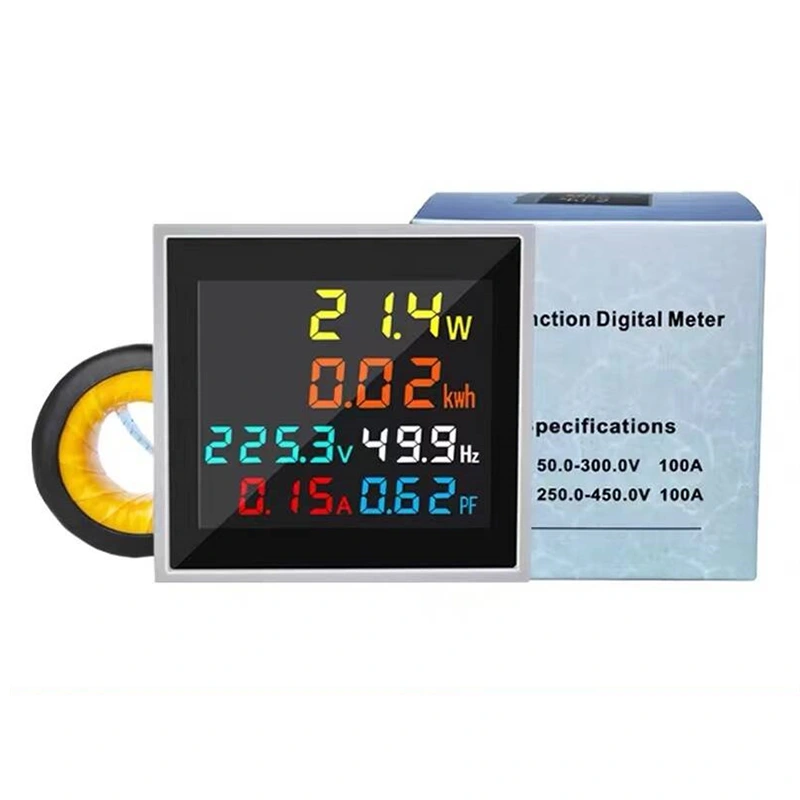 What is the difference between a single phase multifunction digital display meter and a traditional mechanical meter?